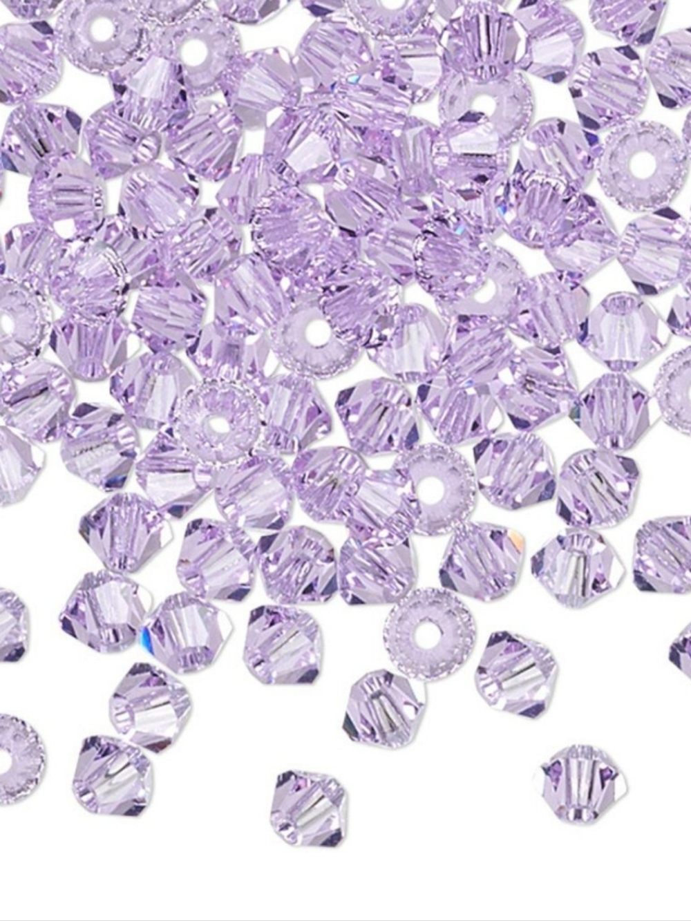 1440 Swarovski Violet 5301 Bicone Beads 3mm Transparent